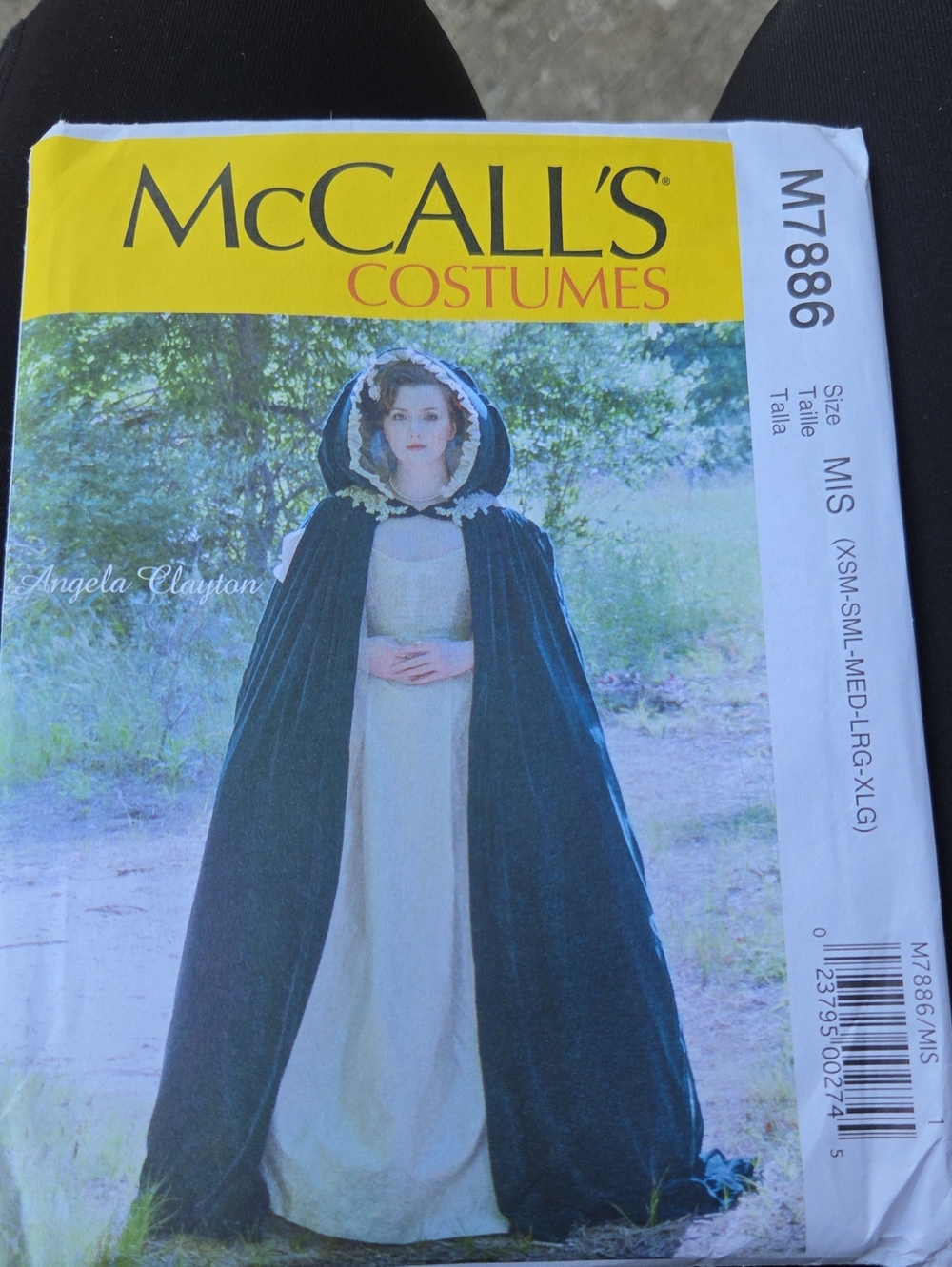 Cloak Sewing Pattern Mccalls M7886 Fantasy Sewing Pattern